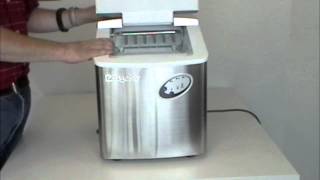 EdgeStar  IP220SS Stainless Steel Portable Ice Maker [upl. by Rfinnej]