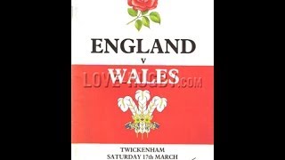 England V Wales 1984  Twickenham  Rugby International [upl. by Luckett]