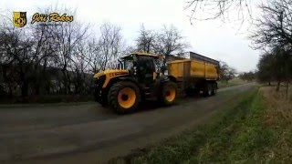 JCB FASTRAC 4220  test v dopravě [upl. by Jacey]