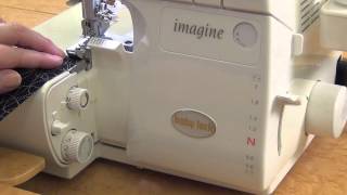 Serger Tips  Easy Ruffles Machine Minute [upl. by Htidirrem391]