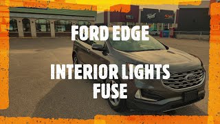 Ford Edge  INTERIOR  CEILING LIGHTS FUSE LOCATION 2015  2017 [upl. by Krakow]