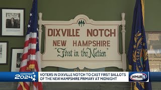 Voters in Dixville Notch to cast first ballots of New Hampshire primary at midnight [upl. by Laertnom340]