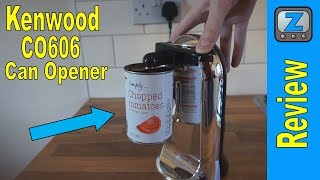 Kenwood CO606 Electric Can Opener Review and Demo [upl. by Nadda794]