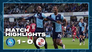 HIGHLIGHTS  Wycombe 1  0 Crawley [upl. by Hollingsworth]