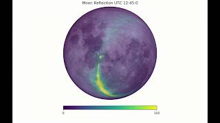 The simulated Milky Way in radio waves reflecting off the Moon [upl. by Ahgem266]