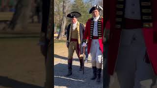 reenactment georgewashington britisharmy americanwar independent colonist revolutionarywar [upl. by Bearnard]