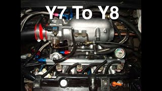 98 civic Y7 to Y8 intake mani swap [upl. by Rosenberger]