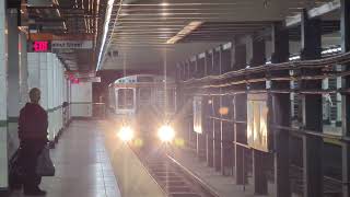 SEPTA Broad St Line B2 Express Train B4 Fern Rock arriving at Walnut  Locust [upl. by Wehtam]