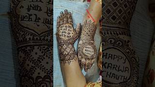 Karwachauth special Designermehndi trending mehndi ytshorts viralvideo viralshorts viralreels [upl. by Bernette]