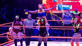 Momento en que LA VAQUERITA se RETIRA como LUCHADORA PROFESIONAL Así la ovaciona la Arena México [upl. by Jolyn]