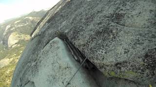 Climbing Half Dome in early May with Cables Down [upl. by Paule1]