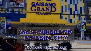 Bagong Bukas na Gaisano Grand Mall Maasin city [upl. by Rutherford]