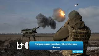 La Russie lance des frappes massives lUkraine mène 99 combats [upl. by Hawkins]