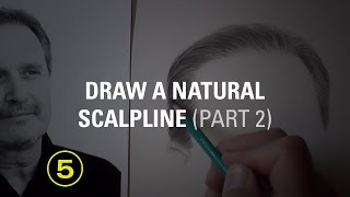 How to Draw a Natural Looking Scalpline part 2 [upl. by Suiremed]