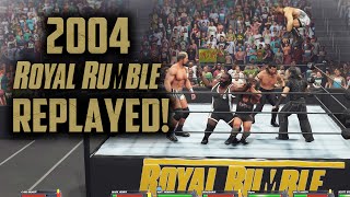 I Replayed The 2004 Royal Rumble amp It Ended In Spectacular Fashion [upl. by Tella]