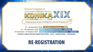 Alur ReRegistration KONIKA XIX 2024 [upl. by Boyd541]