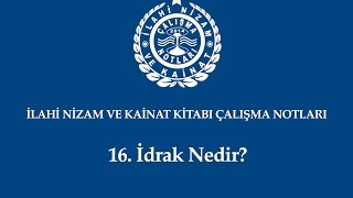 16 İdrak Nedir [upl. by Bronder]