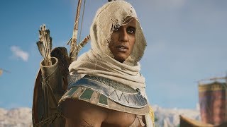 Assassins Creed Origins Gameplay Xbox One X 4K New Eagle Vision Skills and Combat [upl. by Dnomso]