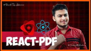 React PDF Tutorial Generate PDF Documents in React Easily [upl. by Rolo]