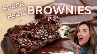 Black Bean Brownies  Easy Vegan Recipe  Bit Healthier [upl. by Otsirc291]