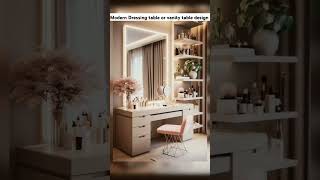 Modern dressing table and vanity table design ideas Mirrors design Mirror homedecor shorts [upl. by Ilrak]