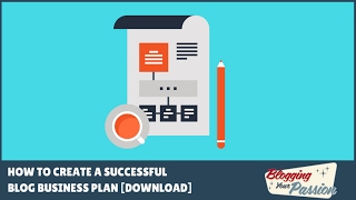 Blog Business Plan Template  The Online Business Model Canvas  BYP TV Ep15 [upl. by Aynotel]