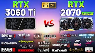 RTX 3060 Ti vs RTX 2070 SUPER in 2023 Test in 20 Games 1440p quotHow Big is The Differencequot [upl. by Ynaffital]