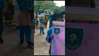 pawai hut bengkalis tema prosesi adat pernikahan budaya melayu shorts shortvideo adatistiadat [upl. by Podvin]