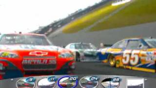 Tony Stewart Onboard 2008 Daytona 500 pt 1 [upl. by Yenffit987]