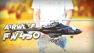 FLYWING Airwolf FW450 RC Helicopter [upl. by Bander]