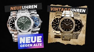 Alt gegen Neu  Gebrauchte Uhr oder Nagelneu  Rolex Vintage oder Verklebt  252 [upl. by Portie]