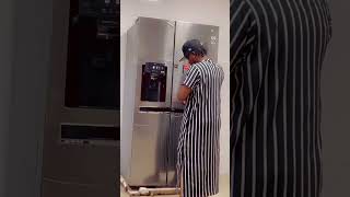 Dispenser Fridge comedy funny prank cooking cool house ￼ [upl. by Aehtela179]