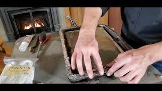 Stove amp Fireplace Door Rope Gasket Seal Replacement [upl. by Korry]