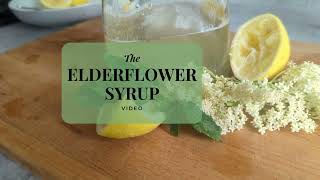 Elderflower Syrup Recipe  Homemade Liquid Sunshine [upl. by Anelleh]