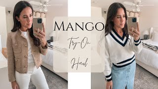 Mango TryOn Haul [upl. by Bourn]