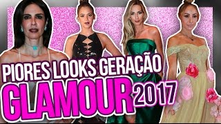 OS PIORES LOOKS DO PRÊMIO GERAÇÃO GLAMOUR 2017  Diva Depressão [upl. by Nref]