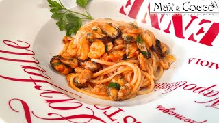 SPAGHETTI allo SCOGLIO ROSSI con PREPARATO SURGELATO  IDEALI D ESTATE [upl. by Onnem]