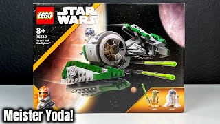 In nur 1 Jahr hat LEGO wieder viel eingespart Yodas Starfighter Star Wars Review  Set 75360 [upl. by Darum]