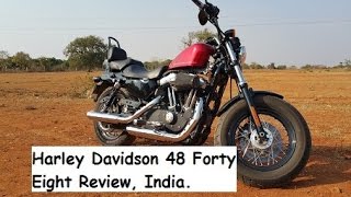 Harley Davidson 48 Forty Eight Review India Hyderabad [upl. by Gay374]