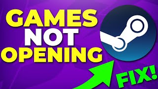 Fix Steam Games Not Launching  Game Crash Solved [upl. by Arbed765]