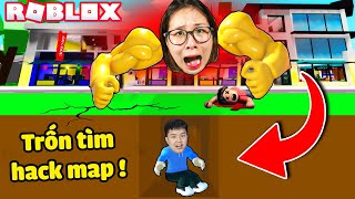 Trốn tìm hack map troll quỷ đầu to phá hủy mọi thứ để bắt người trốn  bqThanh Trốn Siêu Kỹ Ốc Thua [upl. by Ettena]