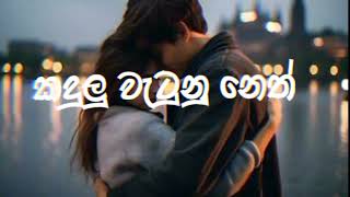 කදුලු වැටුනු නෙත්  kadulu watunu nethslowedreverb [upl. by Aleil668]