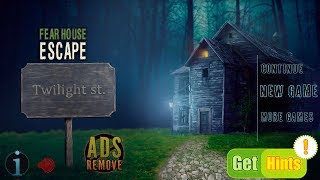 Fear house escape walkthrough in English with NO ADS [upl. by Arjan]