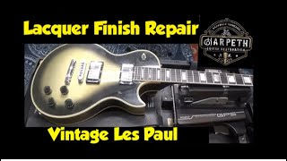 Lacquer Finish Repair Gibson Silverburst 1980 [upl. by Ativahs]