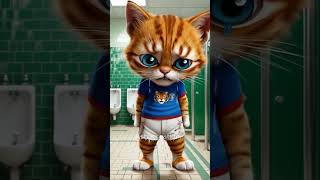 kitten suffering gas problem in stamach cat ai catvideos catlover poorcat aicat trending [upl. by Ynot]