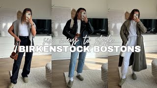 WAYS TO STYLE BIRKENSTOCK BOSTONS FOR SPRINGSUMMER [upl. by Bor5]