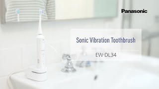 PanasonicSonicVibrationToothbrushEWDL34ENG [upl. by Naesal406]