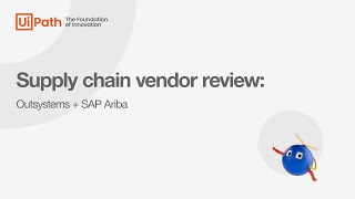 Supply chain vendor review Outsystems  SAP Ariba [upl. by Valli]