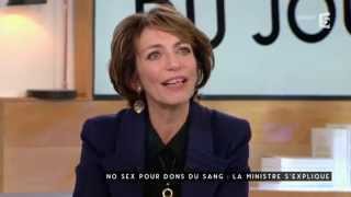 No sex pour dons du sang la ministre sexplique  C à vous  04112015 [upl. by Warenne]