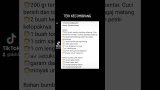 Resep TERI KECOMBRANG kuliner food resep [upl. by Enoved]